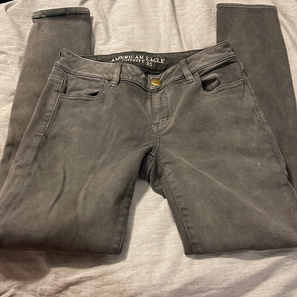 Grey super soft American Eagle Jeggings